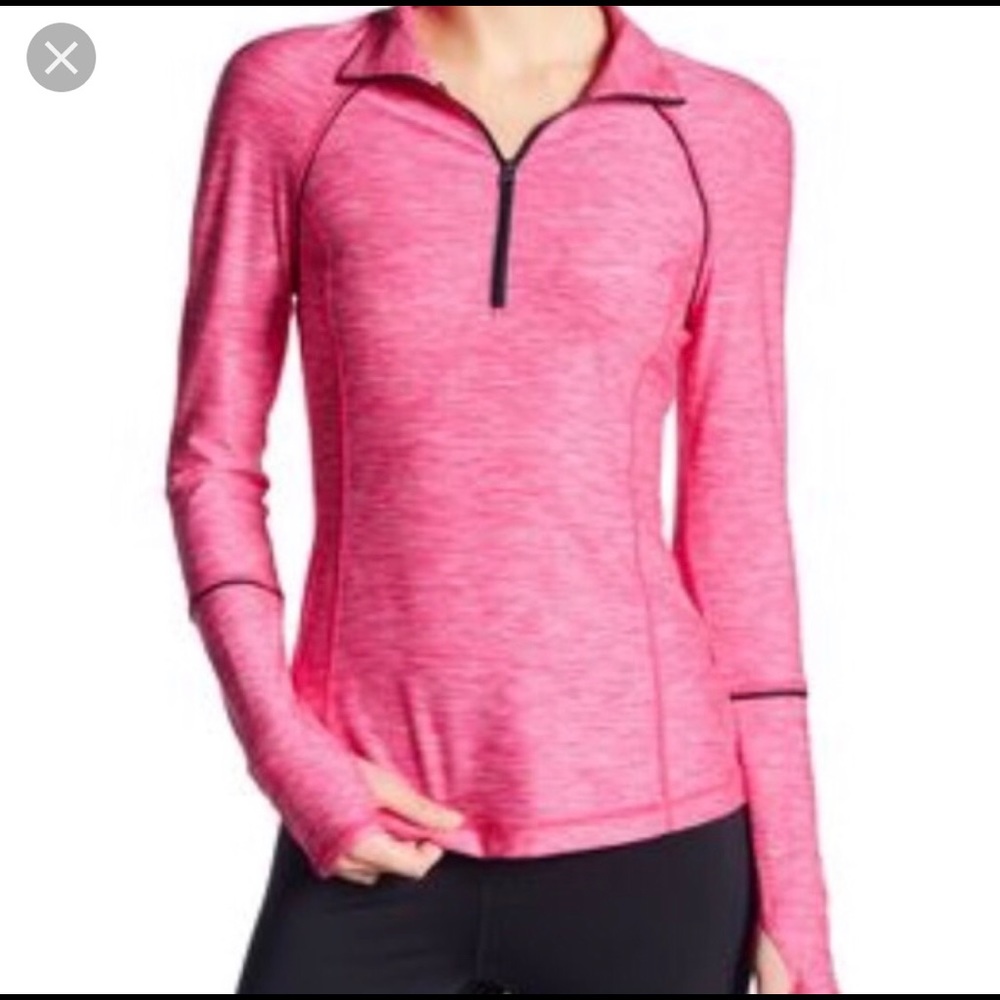 Zella half zip long sleeve workout top